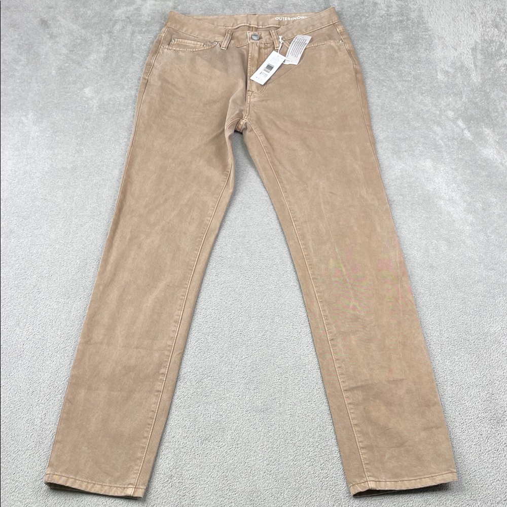 NEW Outerknown 29/30 Women's Roamer 5 Pocket Straight Leg Tan SEA Jeans